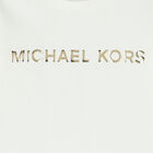 Girls Ivory Logo Long Sleeve Top, 3, hi-res