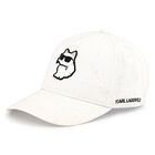 Girls White Logo Choupette Cap, 1, hi-res