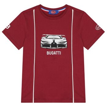 Boys Burgundy Logo T-Shirt