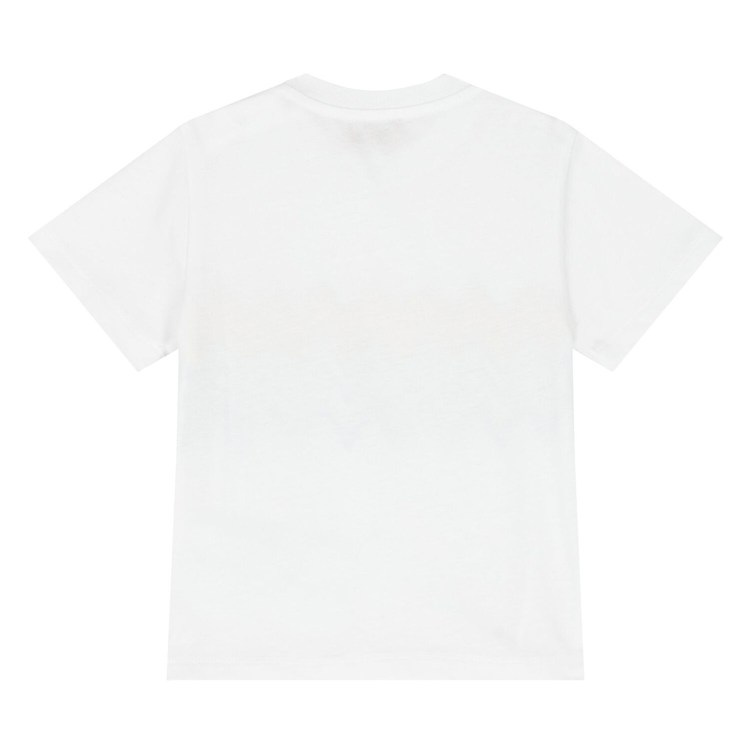 Younger Boys White Zig Zag T-Shirt, 1, hi-res