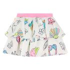 Girls White Skirt, 1, hi-res