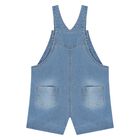 Baby Boys Blue Denim Dungaree Set, 2, hi-res