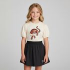 Girls Ivory Tiger T-Shirt, 1, hi-res
