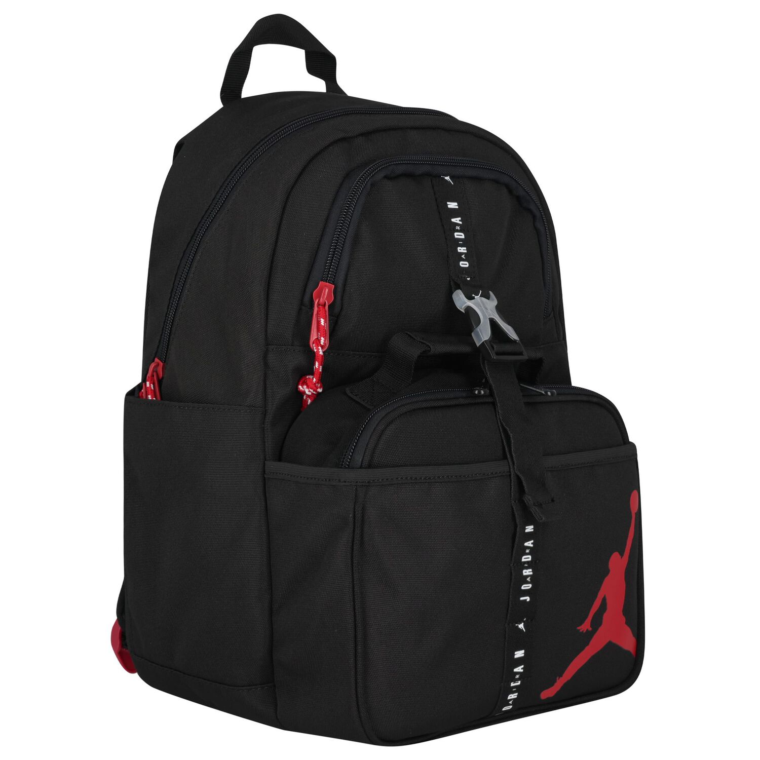 Black Jordan Logo Backpack, 1, hi-res