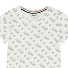 Girls White Logo T-Shirt, 2, hi-res