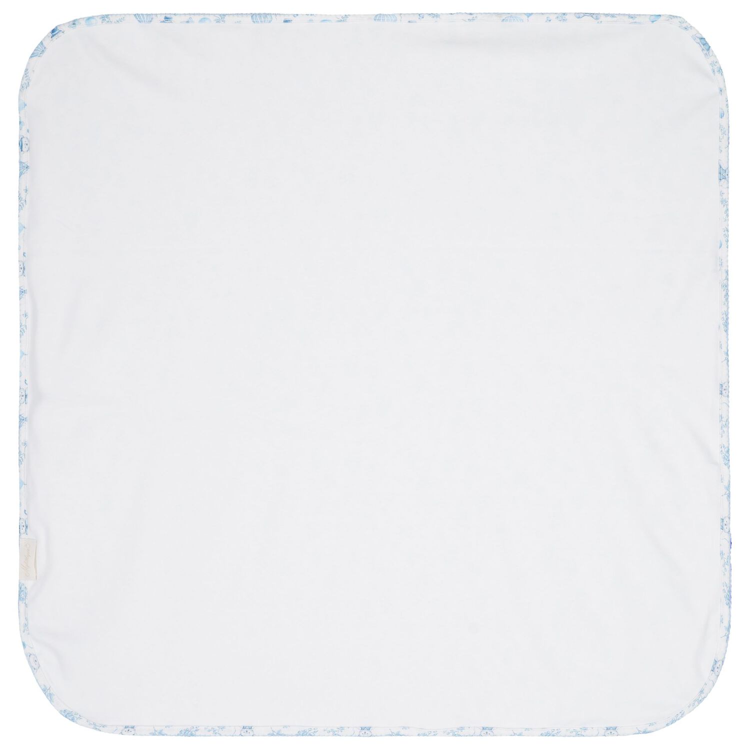 Boys White & Blue Toile de Jouy Babygrow Set, 1, hi-res image number null