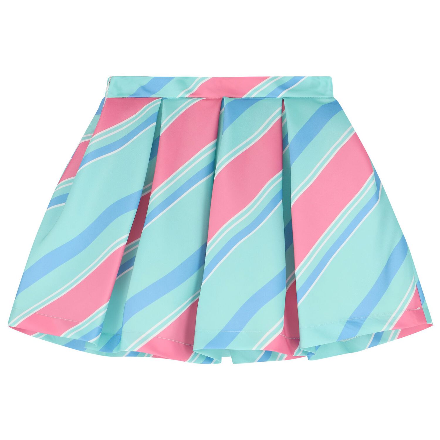 Girls Pink & Blue Skirt Set, 1, hi-res image number null