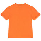 Baby Boys Orange & Navy Blue Shorts Set, 1, hi-res