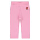Younger Girls Pink Boke Flower Tracksuit, 1, hi-res