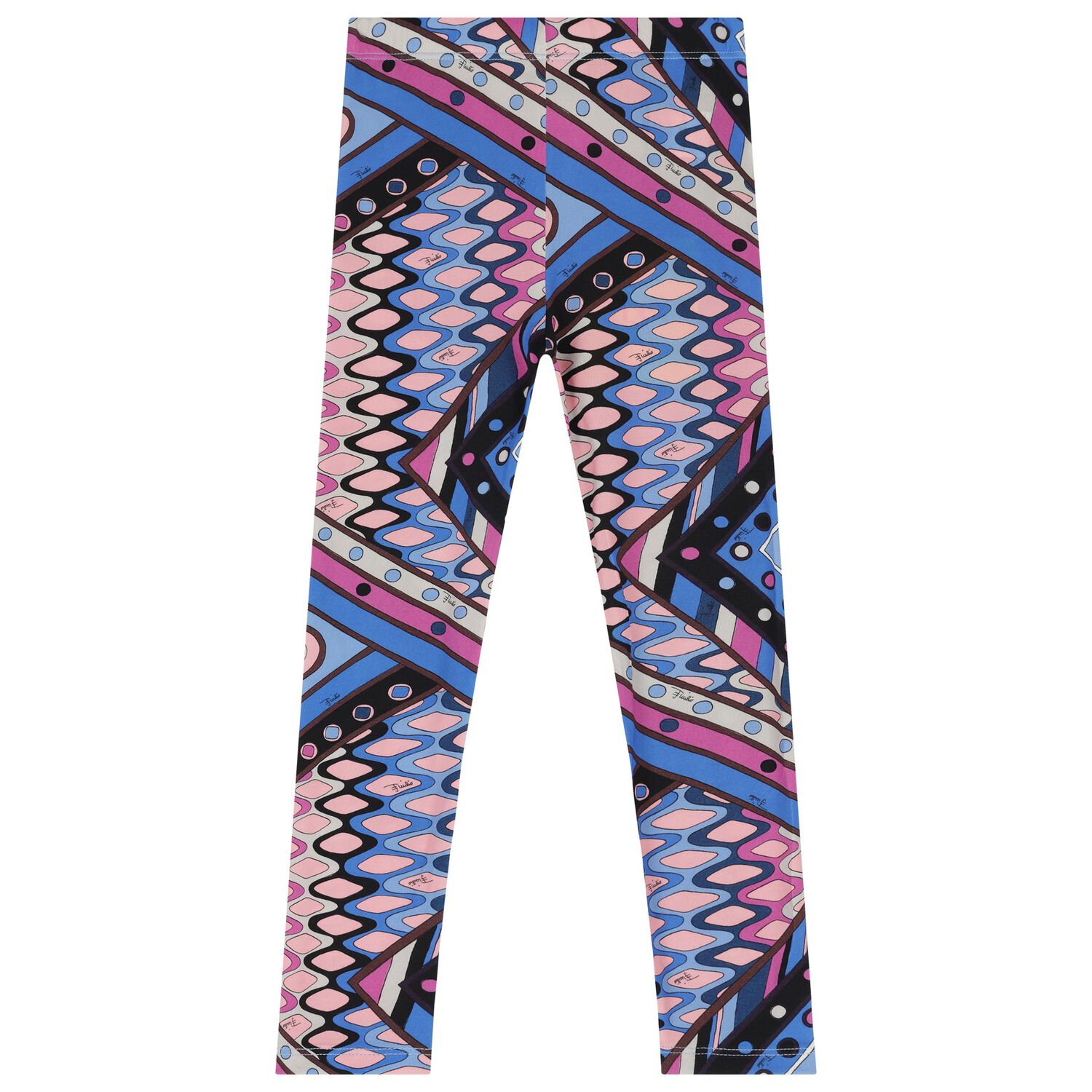 Girls Pink & Blue Vivara Leggings, 1, hi-res
