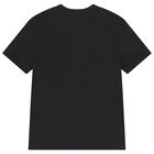 Boys Black & Grey Cotton Logo T-Shirts ( 2-Pack ), 3, hi-res