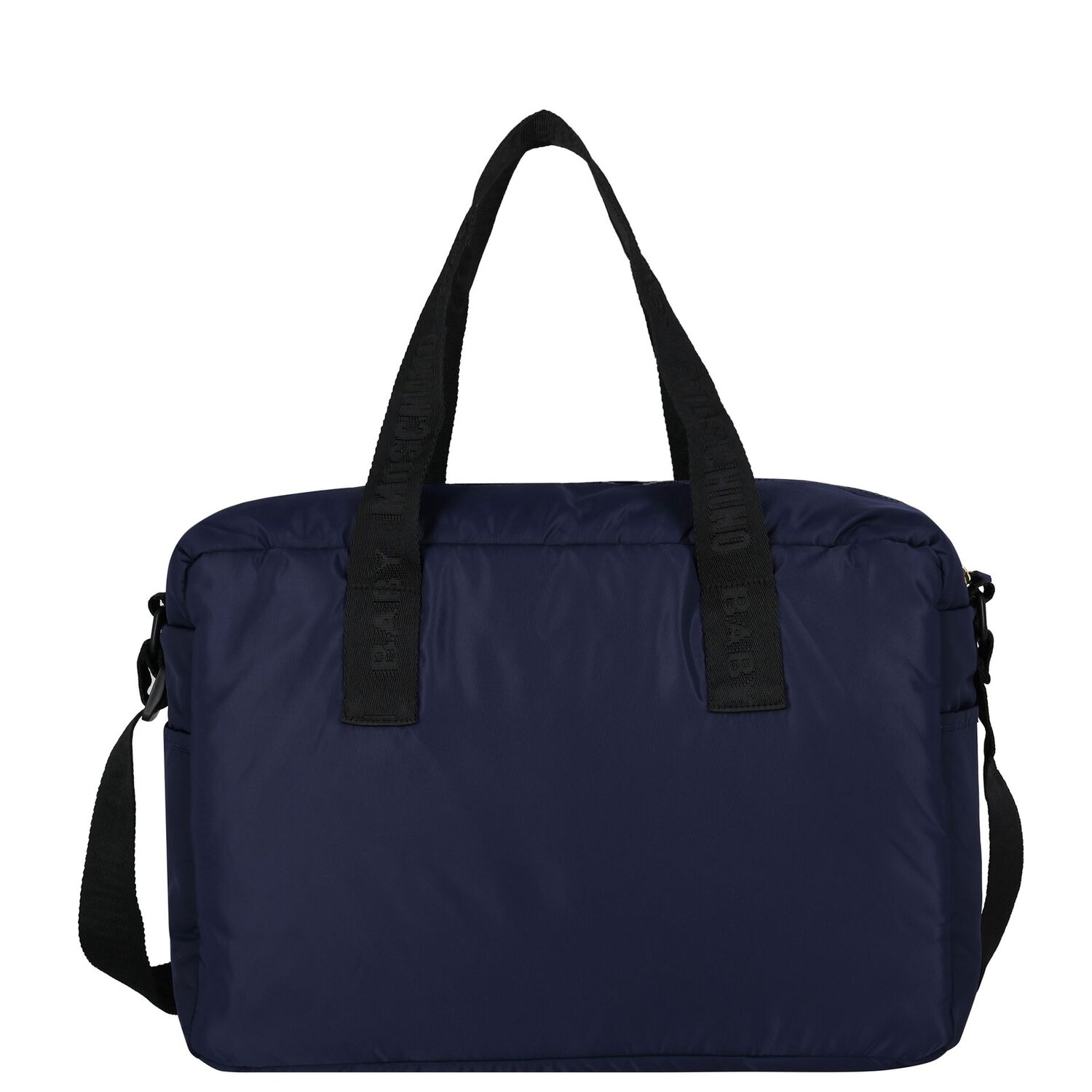 Navy Blue Teddy Bear Logo Baby Changing Bag, 1, hi-res image number null