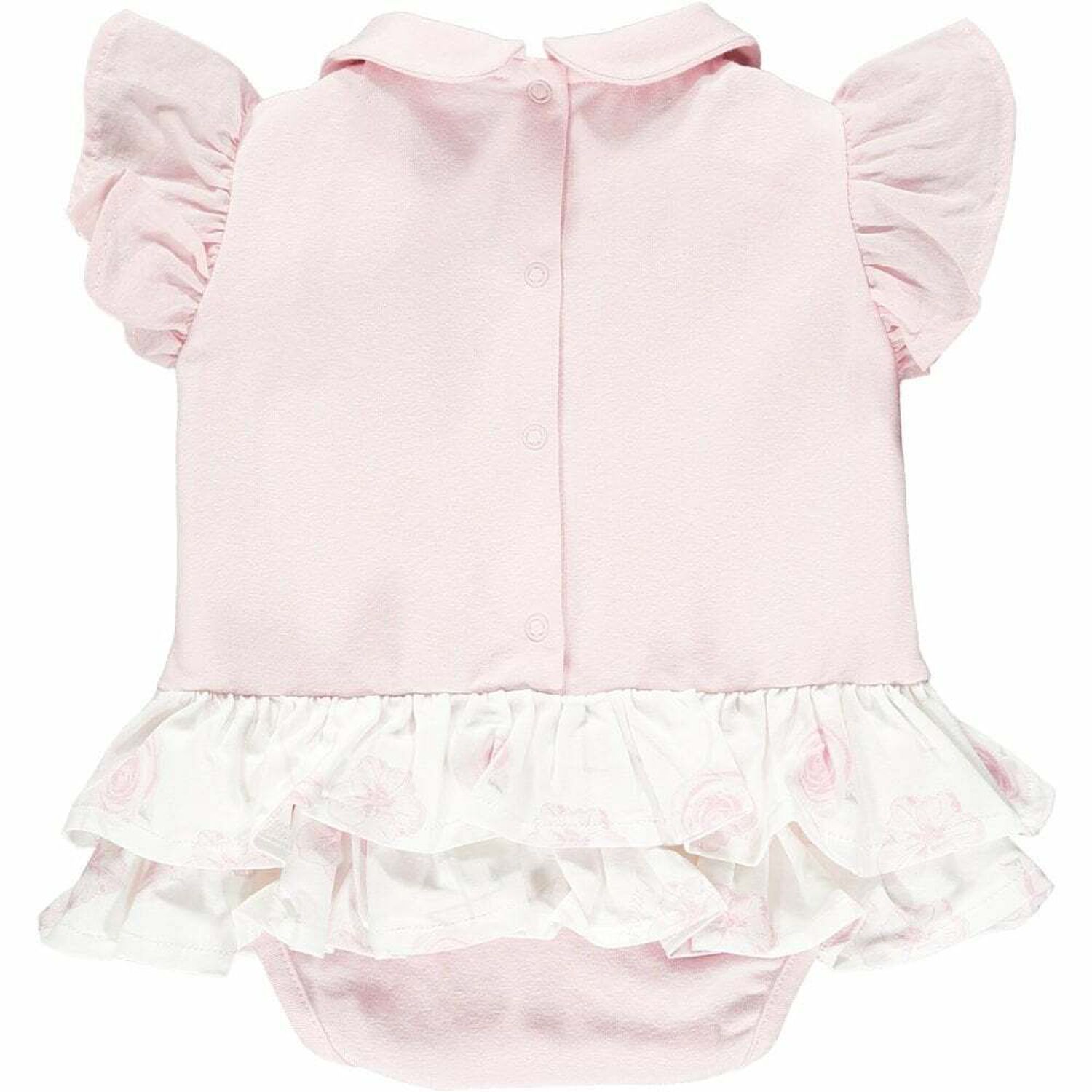 Baby Girls Pink Embellished Bodysuit, 1, hi-res