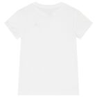 Boys White Jordan Logo T-Shirt, 1, hi-res