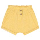 Baby Girls Yellow & White Shorts Set (4 Piece), 1, hi-res