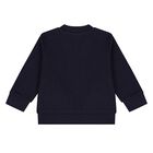 Younger Boys Navy Blue Tiger Tracksuit, 1, hi-res