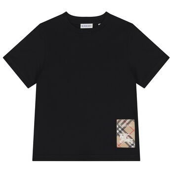 Boys Black EKD Logo T-Shirt