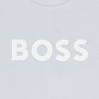 Younger Boys Mini Me Blue Logo T-Shirt, 8, hi-res