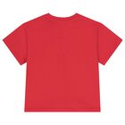 Red Logo Flowers T-Shirt, 1, hi-res