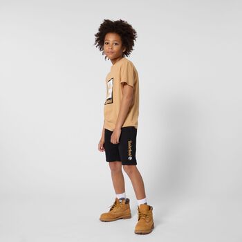 Boys Beige Logo T-Shirt