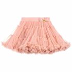 Girls Blush Pink Tulle Skirt, 2, hi-res
