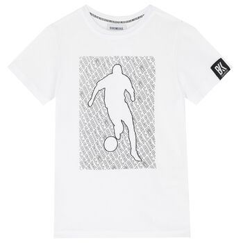 Boys White Logo T-Shirt