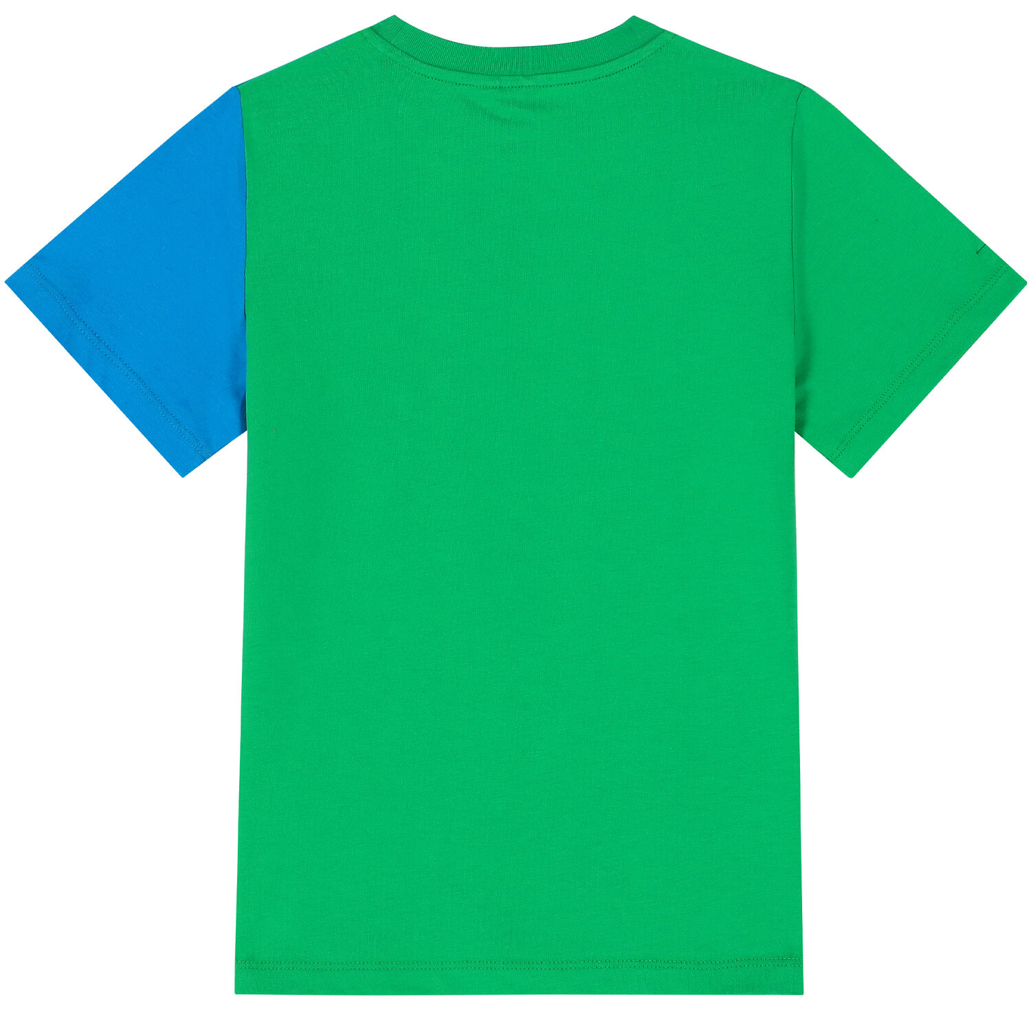 Girls Green & Blue Logo T-Shirt, 1, hi-res