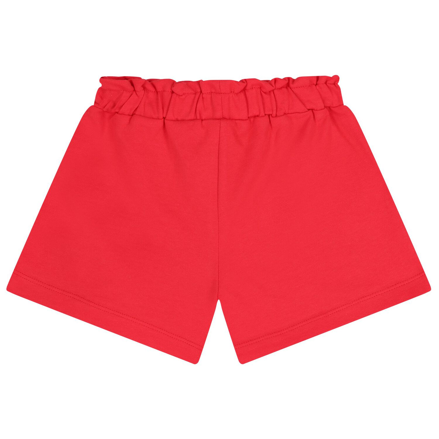 Girls White & Red Shorts Set, 1, hi-res