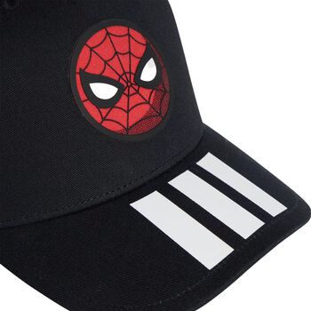 Boys Black Spiderman Cap