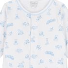 Baby Boys White & Blue Vintage Toy Treasures Babygrow, 1, hi-res