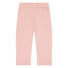Younger Girls Pink Logo Tracksuit, 1, hi-res
