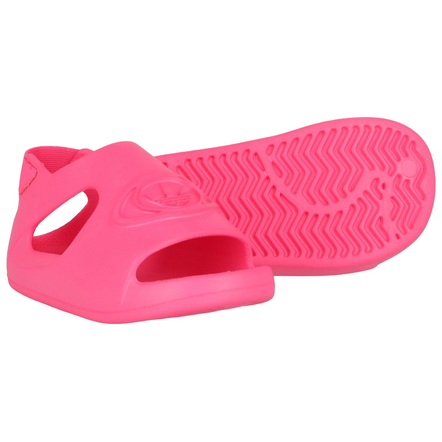 Younger Girls Pink Campus Sliders, 1, hi-res