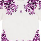 Girls White & Purple Majolica T-Shirt, 1, hi-res