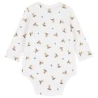 Baby Boys Ivory & Navy Blue Babygrow Gift Set, 1, hi-res