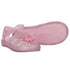 Girls Pink Jelly Sandals, 1, hi-res