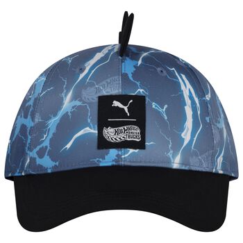Boys Blue & Black Logo Caps