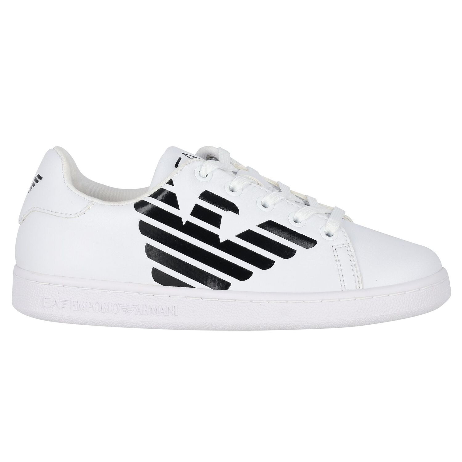 White Logo Trainers, 2, hi-res