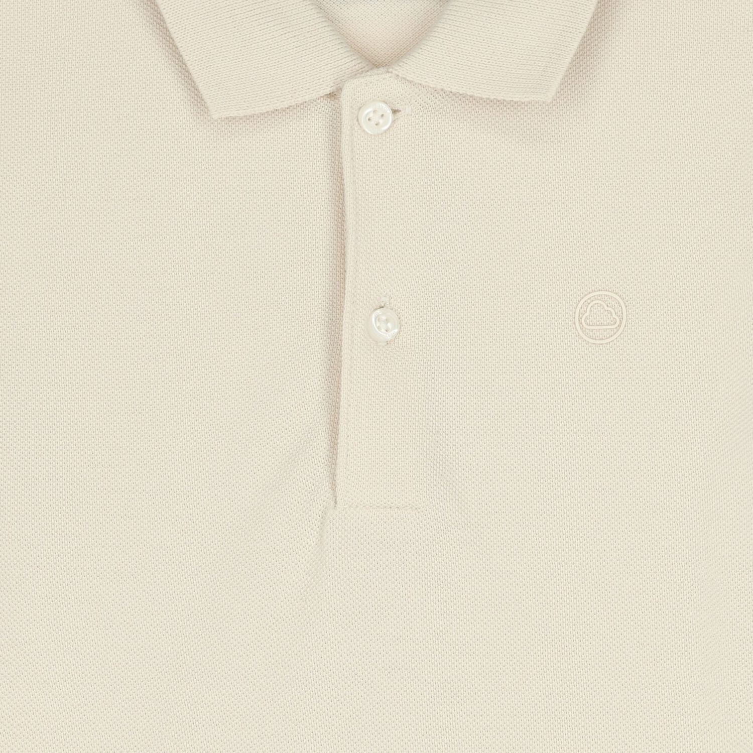 Younger Boys Beige Logo Polo Shirt, 3, hi-res