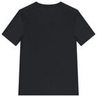 Boys Black Logo Dri-Fit T-Shirt, 1, hi-res