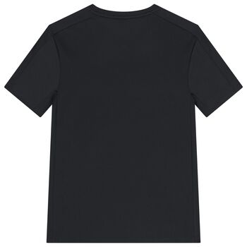 Boys Black Logo Dri-Fit T-Shirt