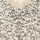 Girls Beige & Silver Sequin Maxi Dress, 1, hi-res