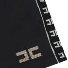 Girls Black Logo Shorts , 2, hi-res