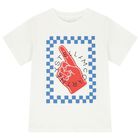 Boys White Logo T-Shirt, 1, hi-res