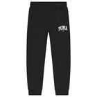 Boys Black Logo Joggers, 1, hi-res