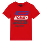 Boys Red Logo T-Shirt, 1, hi-res