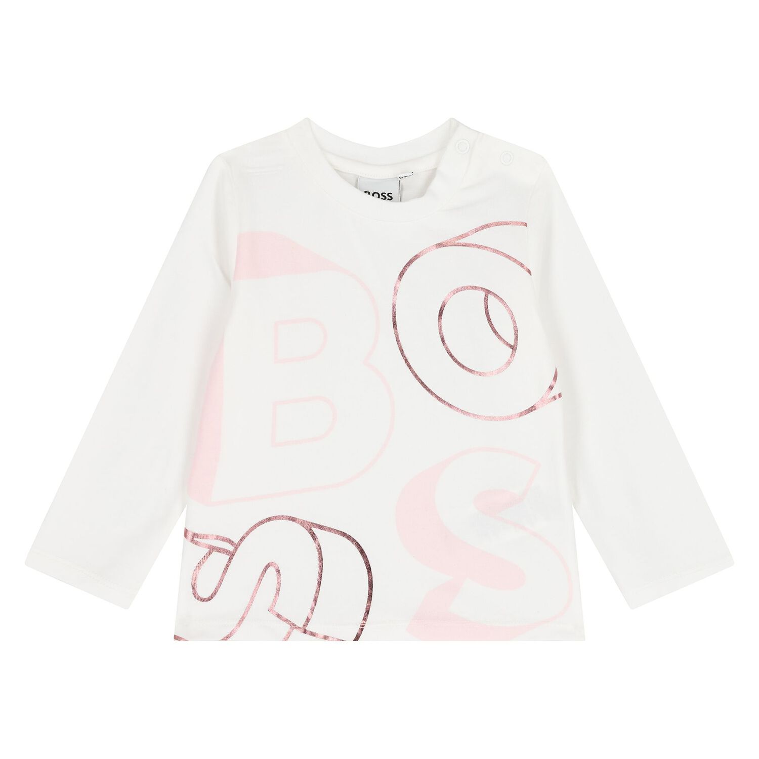 Younger Girls Pink & White Logo Tracksuit Set, 1, hi-res image number null