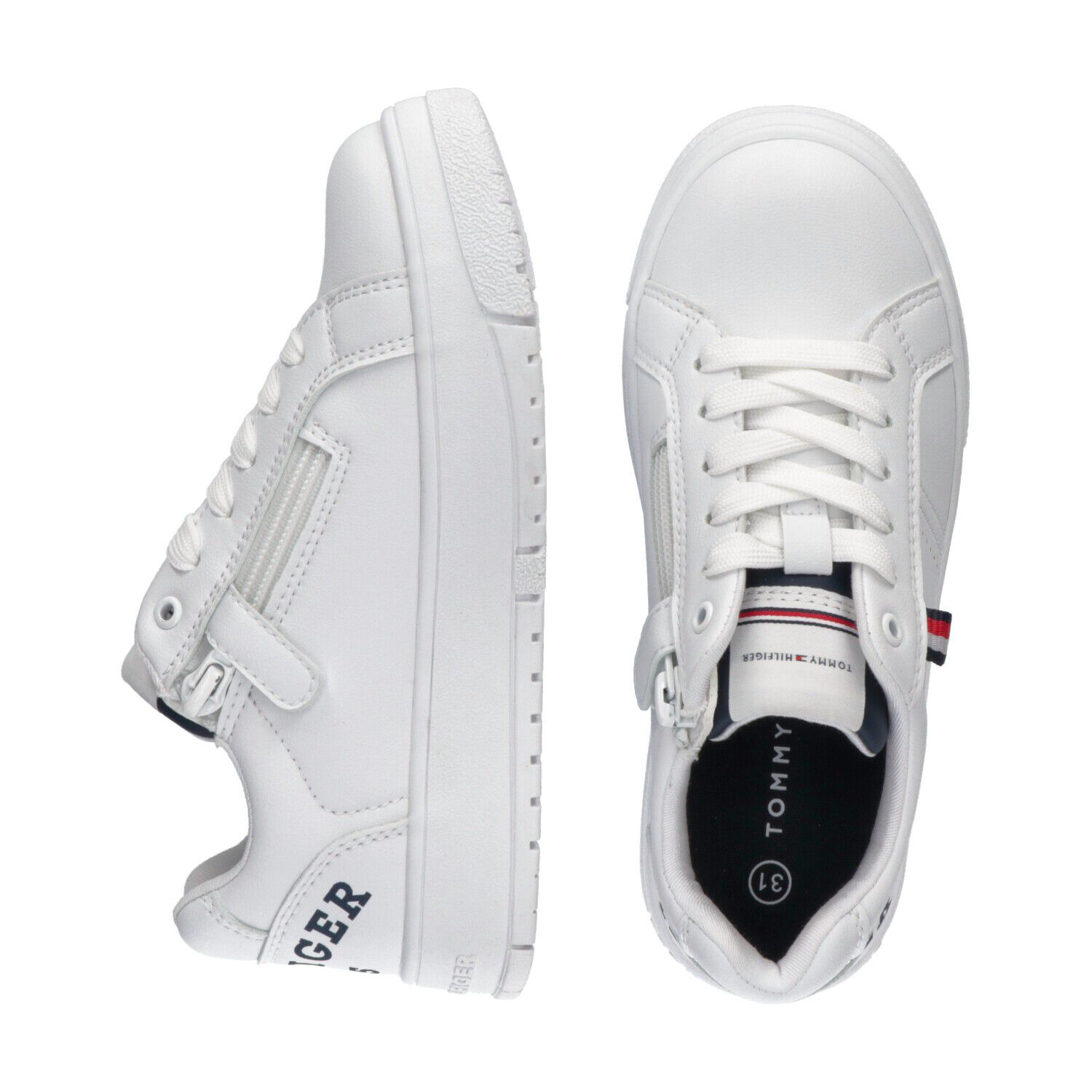White Logo Trainers, 1, hi-res image number null