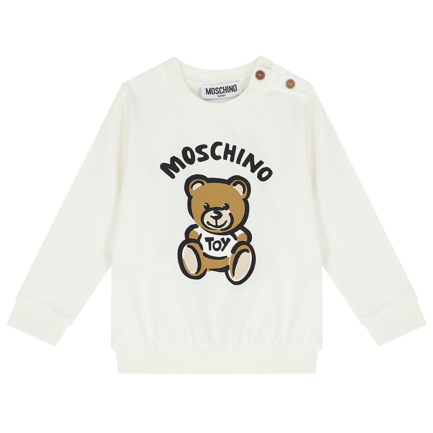 Ivory Teddy Bear Logo Tracksuit, 1, hi-res