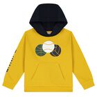 Boys Navy Blue, Grey & Yellow Tracksuit Set (3 Piece), 1, hi-res