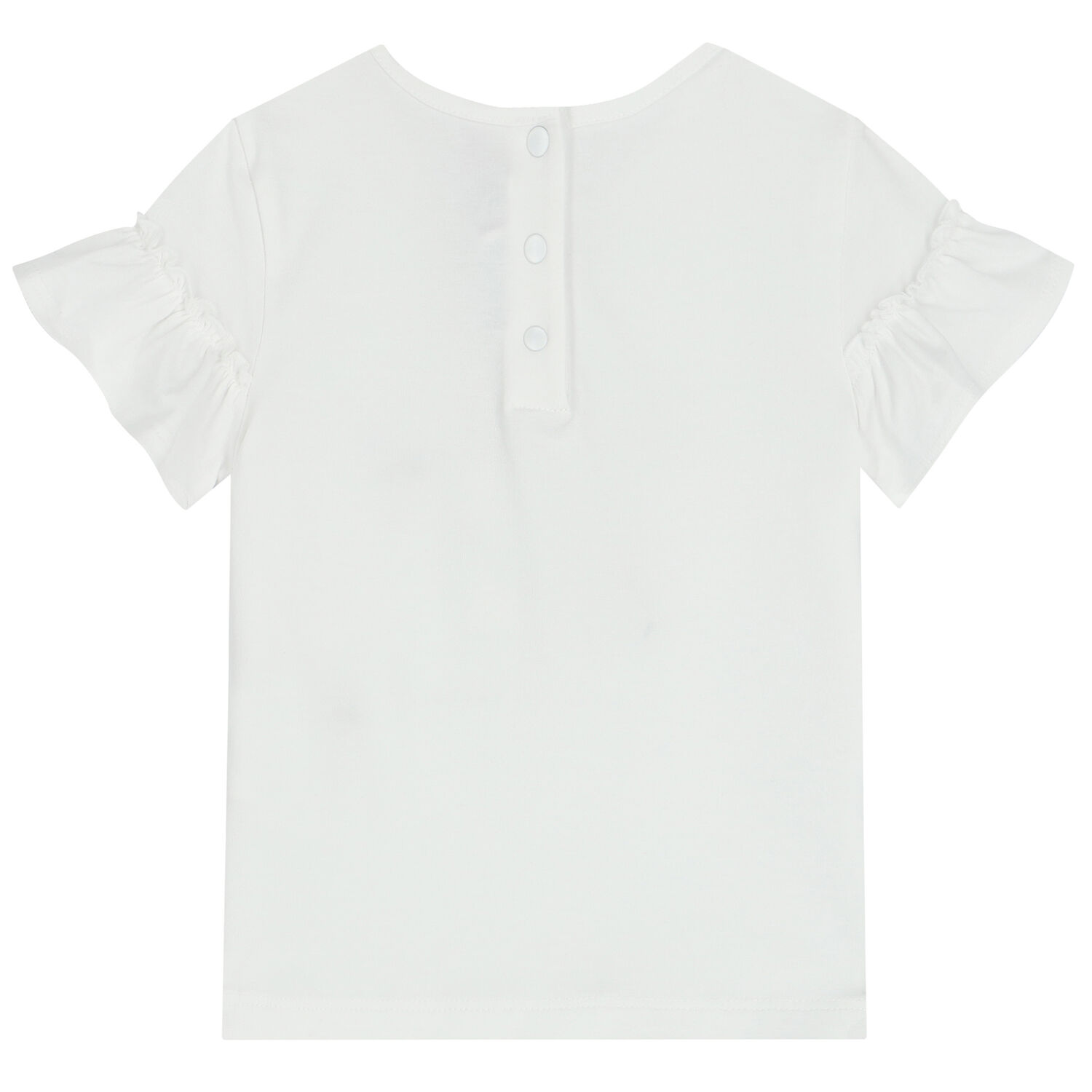 Younger Girls White Bird T-Shirt, 1, hi-res